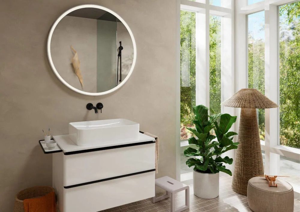 Змішувач для раковини Hansgrohe Tecturis S чорний матовий 73351670