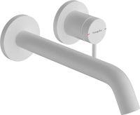 Змішувач для раковини Hansgrohe Tecturis S білий матовий 73351700