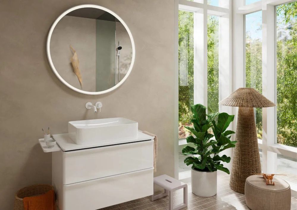 Змішувач для раковини Hansgrohe Tecturis S білий матовий 73351700