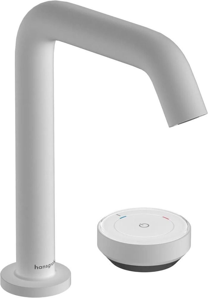 Змішувач для раковини Hansgrohe Tecturis S білий матовий 73353700