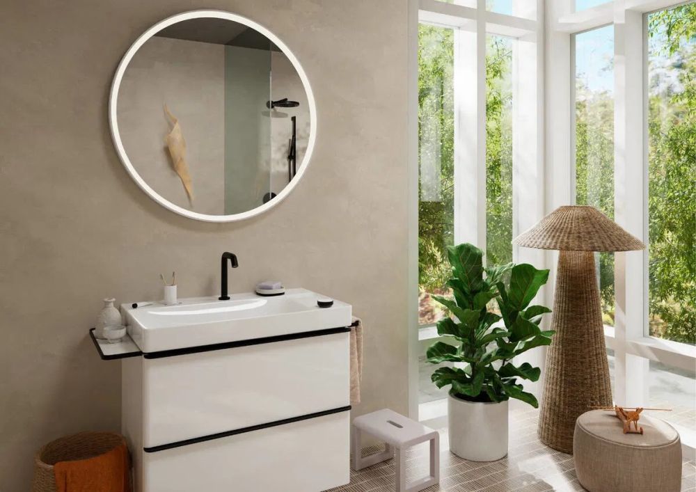 Змішувач для раковини Hansgrohe Tecturis S білий матовий 73353700