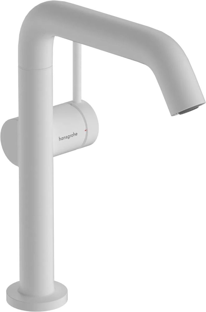 Змішувач для раковини Hansgrohe Tecturis S білий матовий 73360700