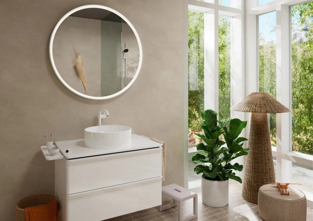 Змішувач для раковини Hansgrohe Tecturis S білий матовий 73370700