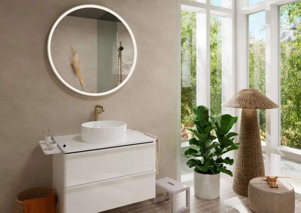 Змішувач для раковини Hansgrohe Tecturis S бронза 73372140