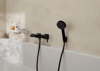 Змішувач для ванни Hansgrohe Tecturis E чорний матовий 73420670
