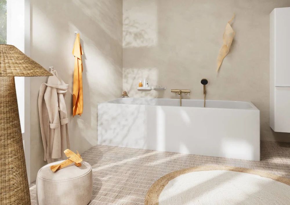 Змішувач для ванни Hansgrohe Tecturis S бронза 73422140