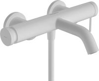 Смеситель для ванны Hansgrohe Tecturis S белый матовый 73422700