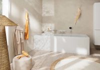 Смеситель для ванны Hansgrohe Tecturis S белый матовый 73422700