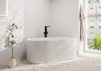 Смеситель для ванны Hansgrohe Tecturis E черный матовый 73445670 на пол