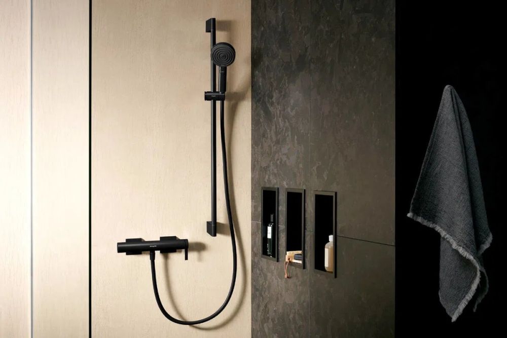 Змішувач для душу Hansgrohe Tecturis E чорний матовий 73620670