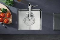 Змішувач для кухні Hansgrohe Metris M71 хром 73801000 з висувною лійкою