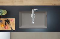 Змішувач для кухні Hansgrohe Metris M71 хром 73801000 з висувною лійкою