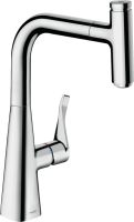 Змішувач для кухні Hansgrohe Metris Select M71 хром 73802000