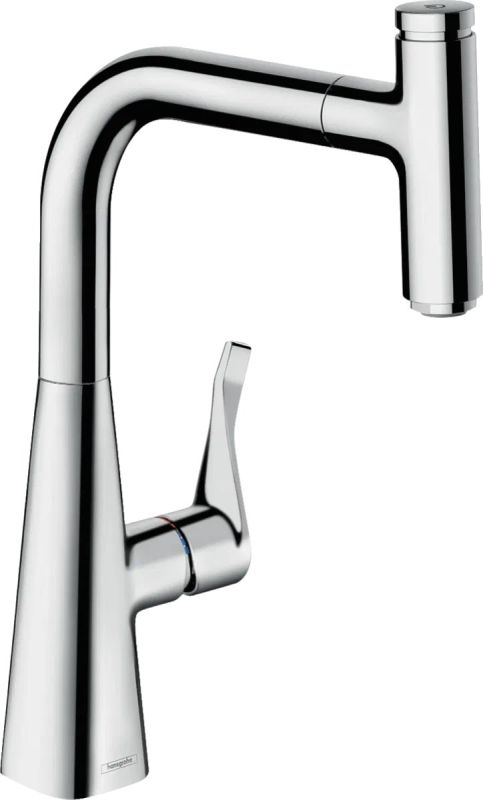Змішувач для кухні Hansgrohe Metris Select M71 хром 73802000