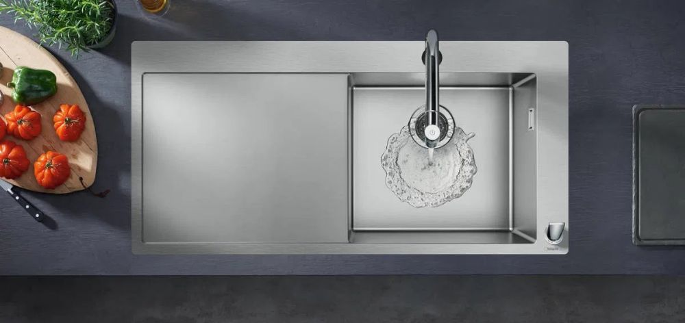 Смеситель для кухни Hansgrohe Metris Select M71 хром 73804800 с выдвижной лейкой