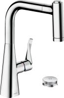 Змішувач для кухні Hansgrohe Metris Select M71 хром 73805000