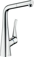 Змішувач для кухні Hansgrohe Metris M71 хром 73812000