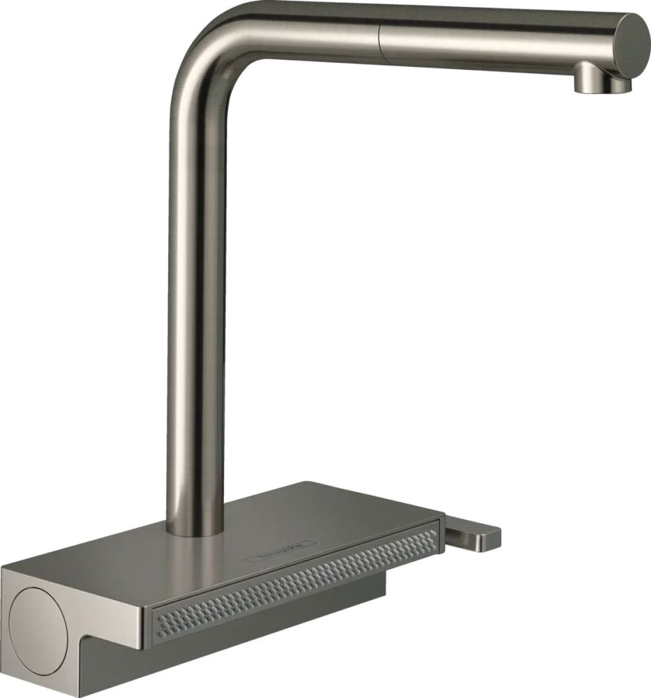 Змішувач для кухні Hansgrohe Aquno Select M81 сталь 73830800 з висувною лійкою