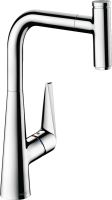 Змішувач для кухні Hansgrohe Talis Select M51 хром 73853000 з висувною лійкою