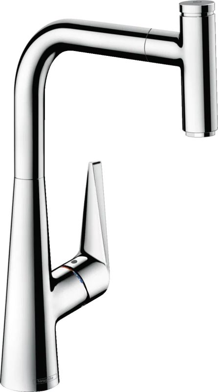 Змішувач для кухні Hansgrohe Talis Select M51 хром 73853000 з висувною лійкою