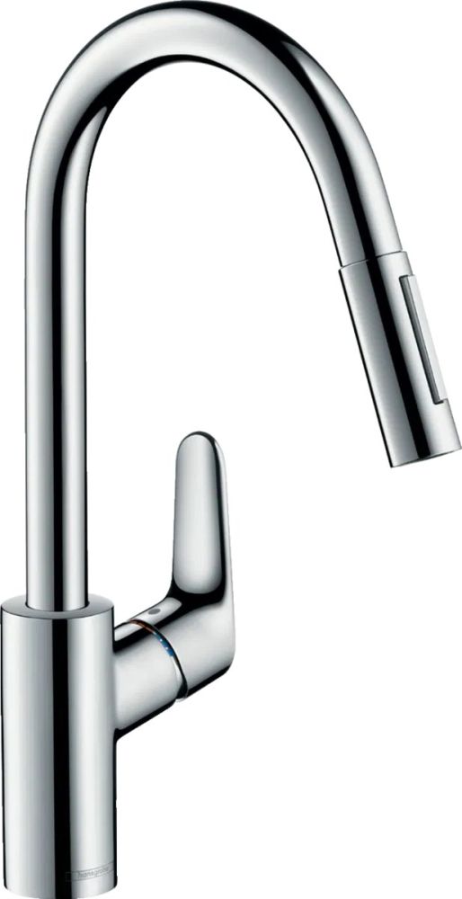 Змішувач для кухні Hansgrohe Focus M41 хром 73880000 з висувною лійкою