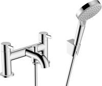 Змішувач на борт ванни Hansgrohe Zesis S хром 74424000 з душовим гарнітуром