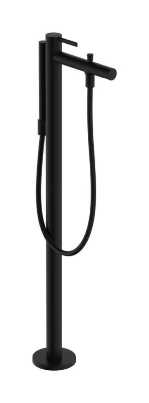 Змішувач для ванни Hansgrohe Zesis S чорний матовий 74445670 на підлогу