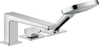 Смеситель на борт ванны Hansgrohe Metropol хром 74551000 с душевым гарнитуром