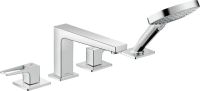 Смеситель на борт ванны Hansgrohe Metropol хром 74552000 с душевым гарнитуром