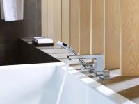 Смеситель на борт ванны Hansgrohe Metropol хром 74552000 с душевым гарнитуром