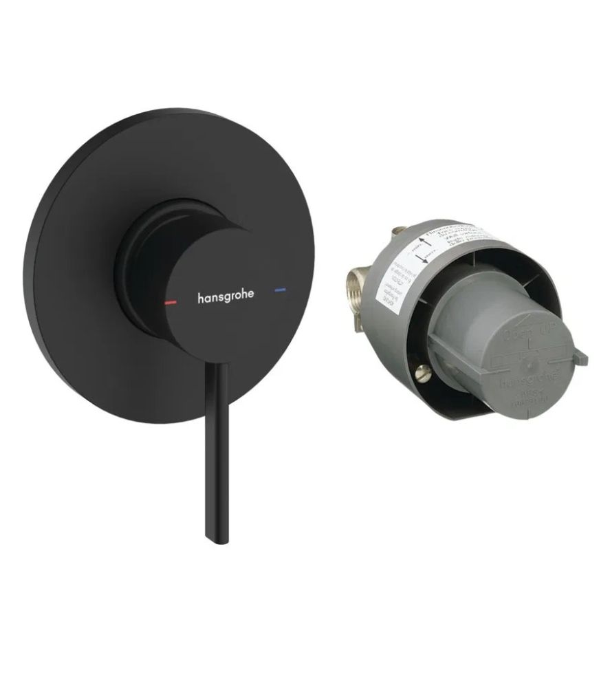 Змішувач прихованого монтажу Hansgrohe Zesis S чорний матовий 74618670