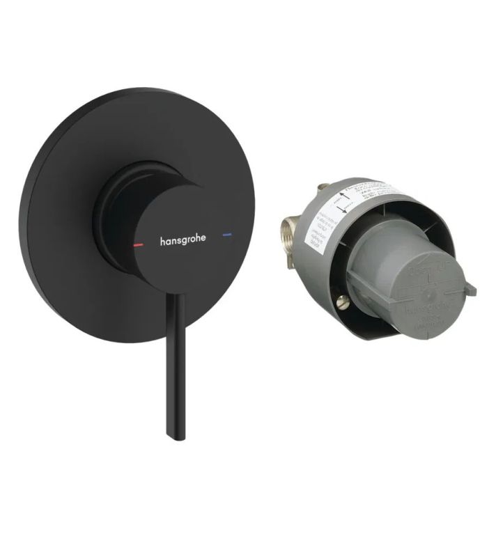 Змішувач прихованого монтажу Hansgrohe Zesis S чорний матовий 74618670