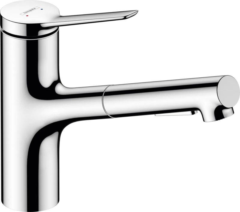 Змішувач для кухні Hansgrohe Zesis M33 хром 74800000 з висувною лійкою