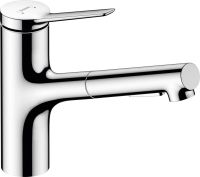 Змішувач для кухні Hansgrohe Zesis M33 хром 74803000 з висувною лійкою