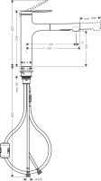 Змішувач для кухні Hansgrohe Zesis M33 хром 74822000 з висувною лійкою