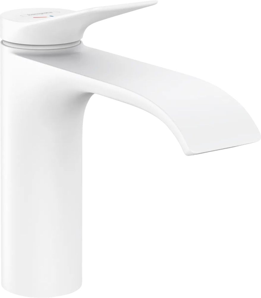 Смеситель для раковины Hansgrohe Vivenis белый матовый 75024700