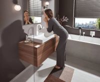 Змішувач для раковини Hansgrohe Vivenis чорний матовий хром 75030340