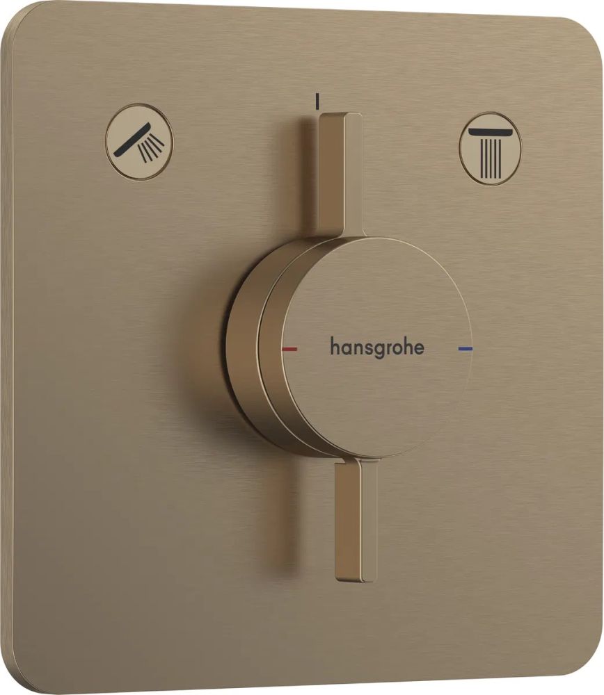 Змішувач прихованого монтажу Hansgrohe DuoTurn Q бронза 75414140