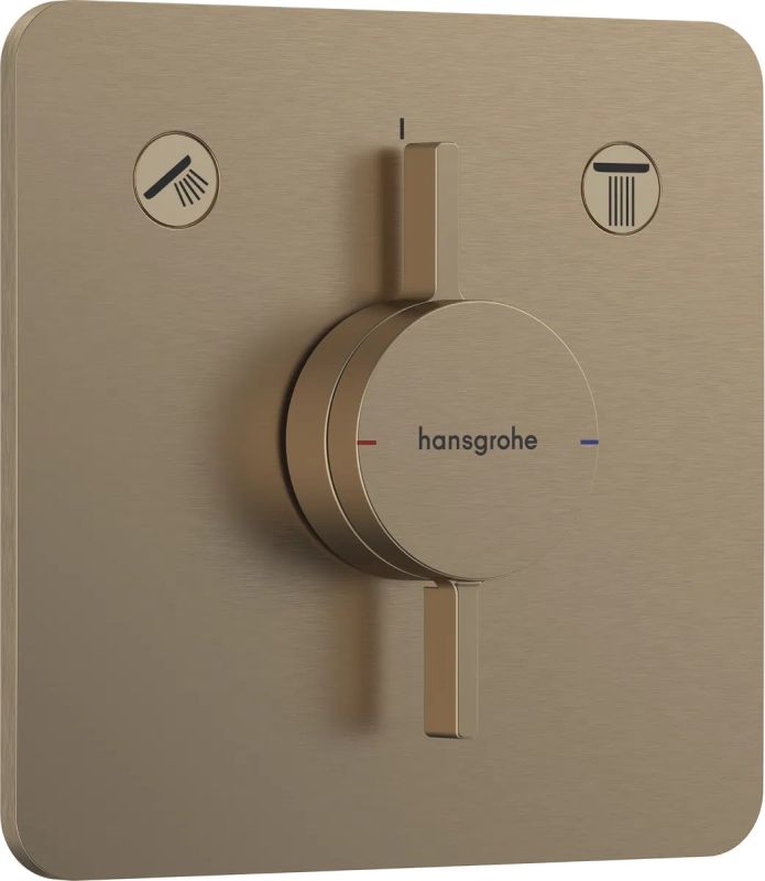 Змішувач прихованого монтажу Hansgrohe DuoTurn Q бронза 75414140
