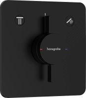 Змішувач прихованого монтажу Hansgrohe DuoTurn Q чорний матовий 75414670