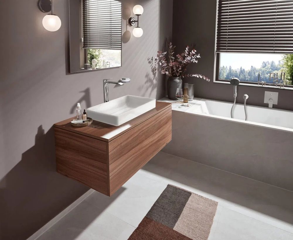 Змішувач прихованого монтажу Hansgrohe Vivenis чорний матовий 75415670