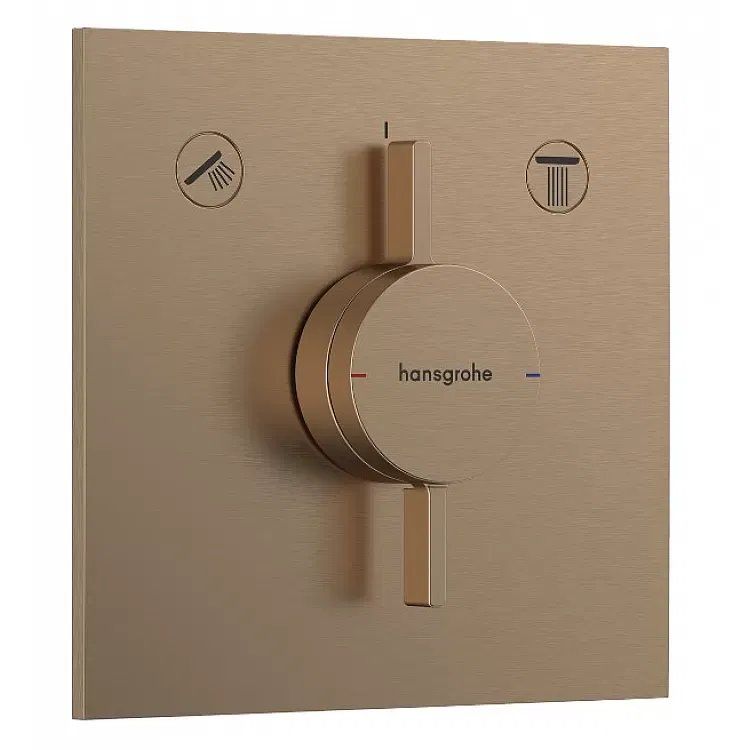 Змішувач прихованого монтажу Hansgrohe DuoTurn E бронза 75417140
