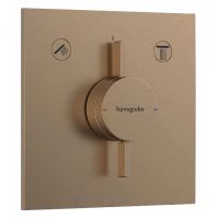 Змішувач прихованого монтажу Hansgrohe DuoTurn E бронза 75417140