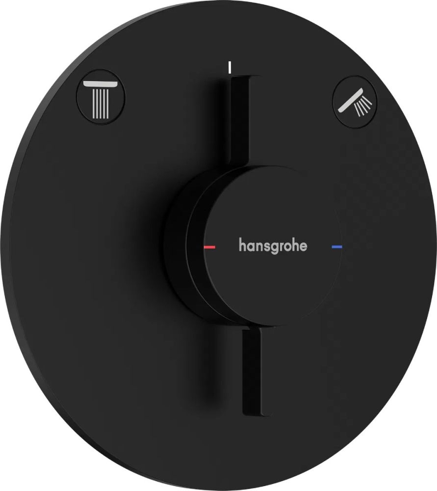 Змішувач прихованого монтажу Hansgrohe DuoTurn S чорний матовий 75418670