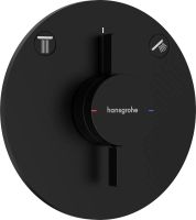 Змішувач прихованого монтажу Hansgrohe DuoTurn S чорний матовий 75418670