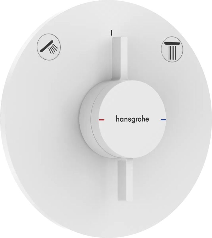 Змішувач прихованого монтажу Hansgrohe DuoTurn S білий матовий 75418700