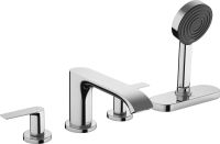 Змішувач на борт ванни Hansgrohe Vivenis хром 75444000 з душовим гарнітуром