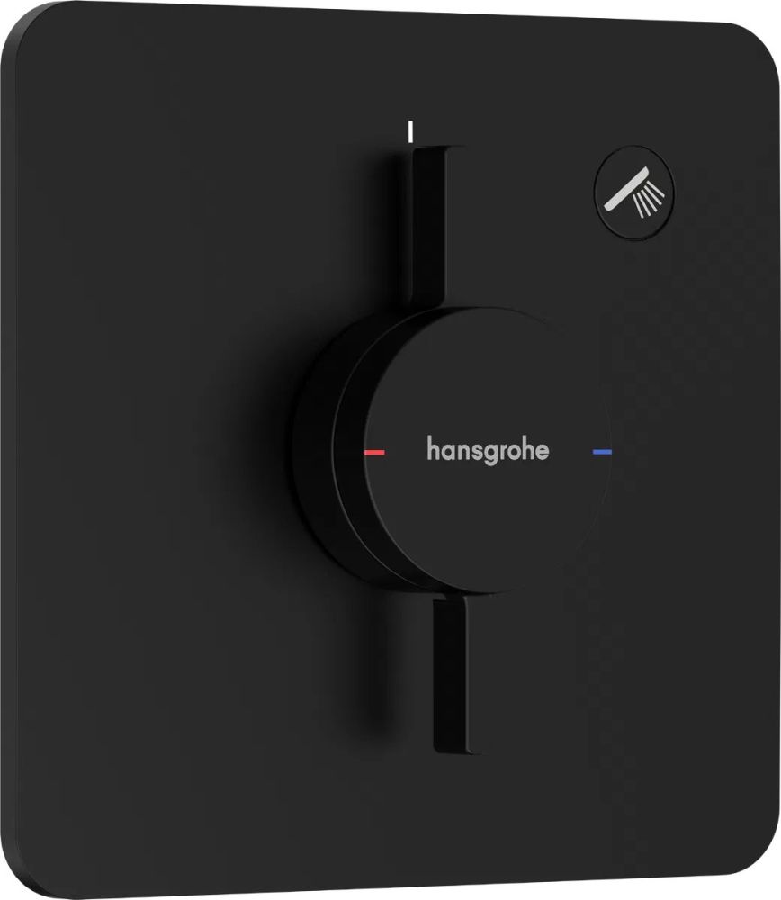 Змішувач прихованого монтажу Hansgrohe DuoTurn Q чорний матовий 75614670