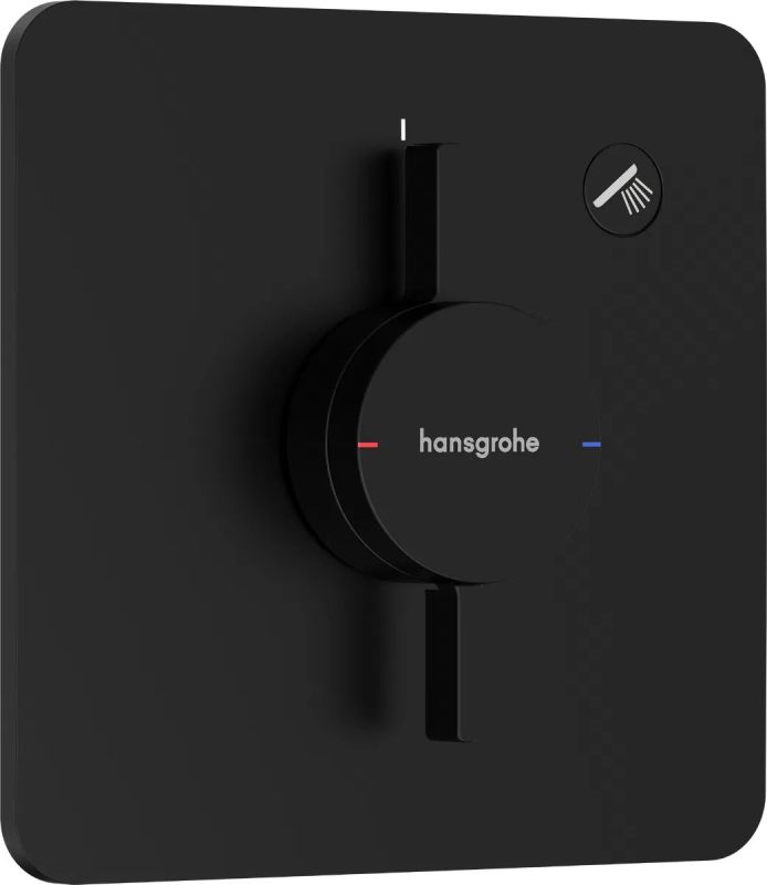 Змішувач прихованого монтажу Hansgrohe DuoTurn Q чорний матовий 75614670