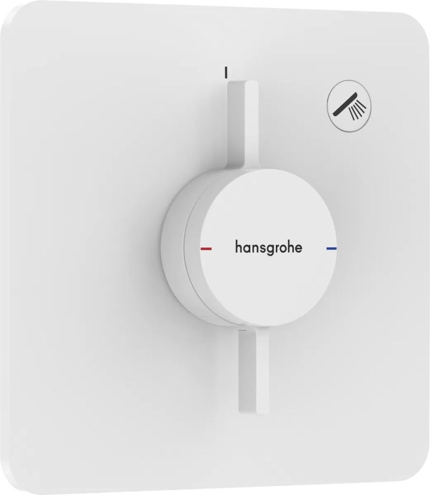 Змішувач прихованого монтажу Hansgrohe DuoTurn Q білий матовий 75614700